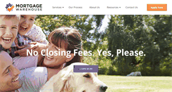 Desktop Screenshot of mortgagewarehouse.com
